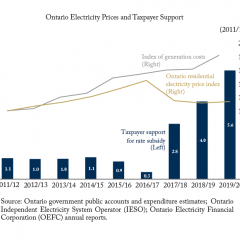 From One Pocket to Another: Mounting Fiscal Costs of Taxpayer Support for Electricity Prices