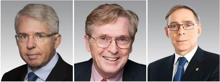 Dean Connor, Sun Life Financial; Don Coxe, Coxe Advisors LLP; Gerry McCaughey, CIBC
